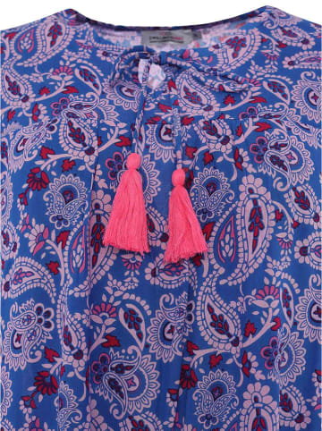 Zwillingsherz Blouse "Paisley Traum" blauw