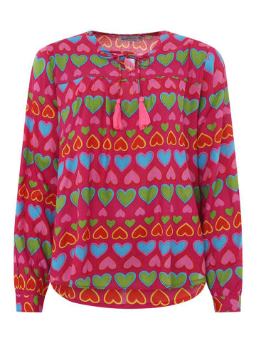 Zwillingsherz Blouse "Herz & Traum" meerkleurig