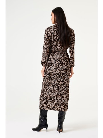 Garcia Kleid in Beige/ Schwarz