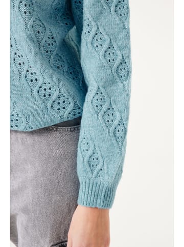 Garcia Sweter w kolorze turkusowym