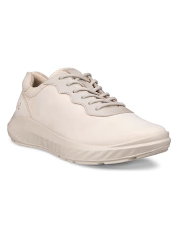 Ecco Skórzane sneakersy "ATH-1FTR" w kolorze beżowym