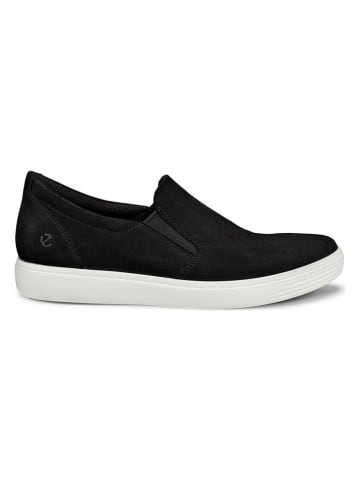 Ecco Leder-Slipper "Classic" in Schwarz