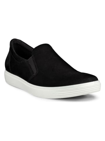 Ecco Leder-Slipper "Classic" in Schwarz