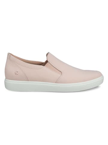 Ecco Leder-Slipper "Classic" in Rosa