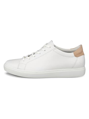 Ecco Skórzane sneakersy "Classic" w kolorze białym
