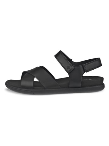 Ecco Leder-Sandalen "Damara" in Schwarz