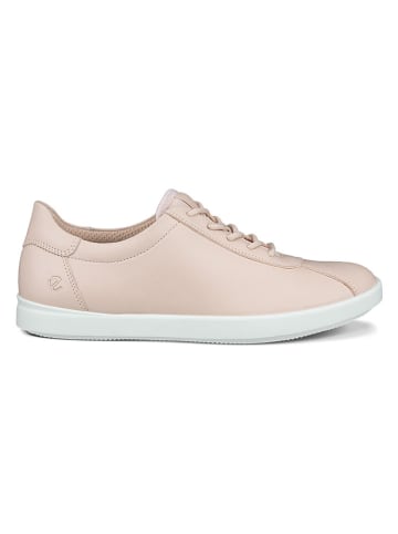 Ecco Leder-Sneakers "Travel" in Rosa