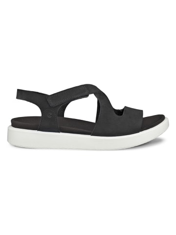 Ecco Leren sandalen "Flowt" zwart