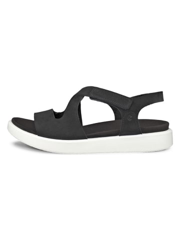 Ecco Leren sandalen "Flowt" zwart