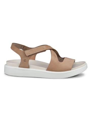 Ecco Leren sandalen "Flowt" beige