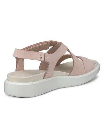 Ecco Leren sandalen "Flowt" lichtroze
