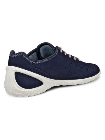 Ecco Skórzane sneakersy "Biom Everyday" w kolorze granatowym