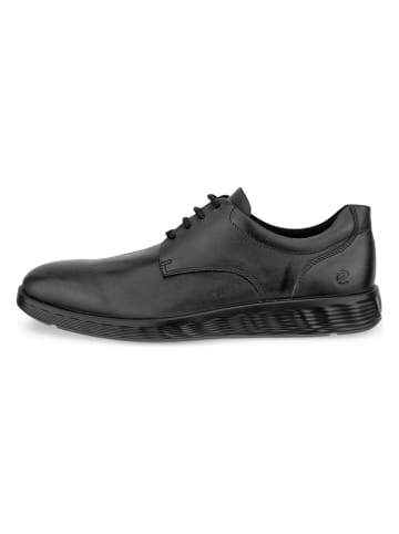Ecco Leren veterschoenen "S Lite Hybrid" zwart