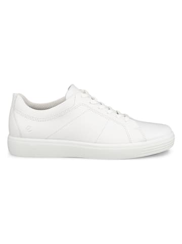 Ecco Leder-Sneakers "Classic" in Weiß