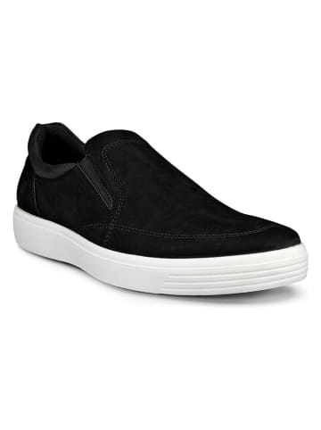 Ecco Leren instappers "Classic" zwart