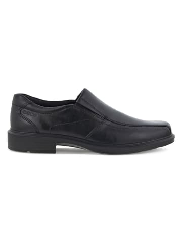 Ecco Leder-Slipper "Helsinki Classic" in Schwarz
