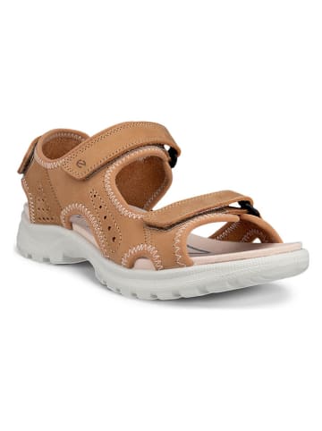 Ecco Leren sandalen "Onroads" lichtbruin