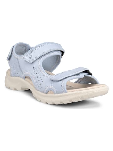 Ecco Leder-Sandalen "Onroads" in Hellblau
