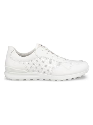 Ecco Leder-Sneakers "CS25" in Weiß