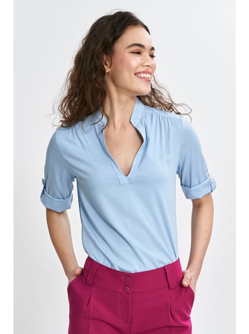 Nife Bluse in Hellblau
