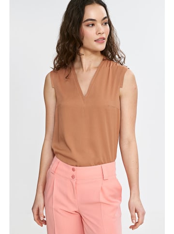 Nife Blousetop lichtbruin