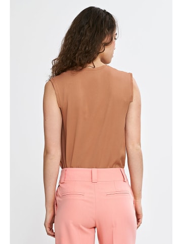 Nife Blousetop lichtbruin
