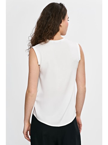 Nife Blusentop in Creme