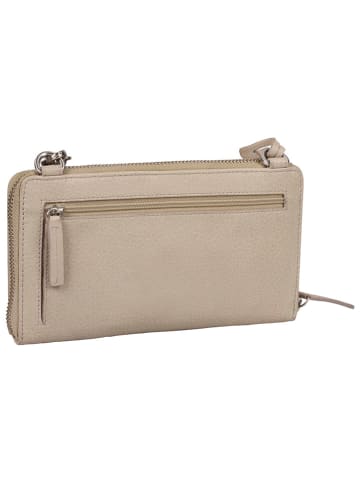 Burkely Leder-Handytasche "Soft Skylar" in Beige - (B)20 x (H)12 x (T)5 cm