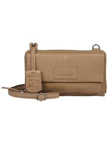 Burkely Leder-Handytasche "Soft Skylar" in Hellbraun - (B)20 x (H)12 x (T)5 cm