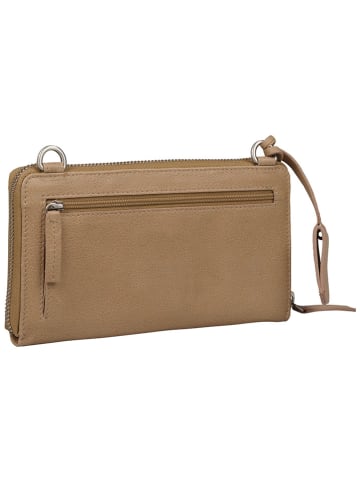 Burkely Leren smartphonetas "Soft Skylar" lichtbruin - (B)20 x (H)12 x (D)5 cm