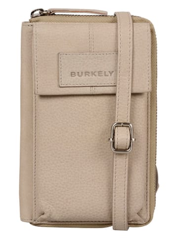 Burkely Leren smartphonetas "Soft Skylar" beige - (B)11 x (H)18 x (D)4 cm