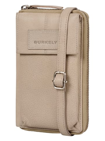 Burkely Leder-Handytasche "Soft Skylar" in Beige - (B)11 x (H)18 x (T)4 cm