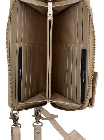 Burkely Leder-Handytasche "Soft Skylar" in Beige - (B)11 x (H)18 x (T)4 cm