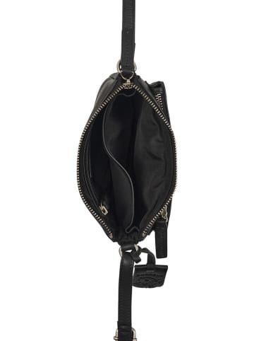 Burkely Leder-Umhängetasche "Soft Skylar" in Schwarz - (B)20 x (H)13 x (T)6 cm