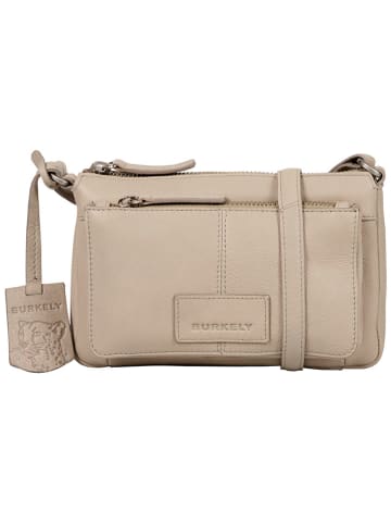 Burkely Leder-Umhängetasche "Soft Skylar" in Beige - (B)20 x (H)13 x (T)6 cm