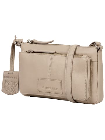 Burkely Leder-Umhängetasche "Soft Skylar" in Beige - (B)20 x (H)13 x (T)6 cm