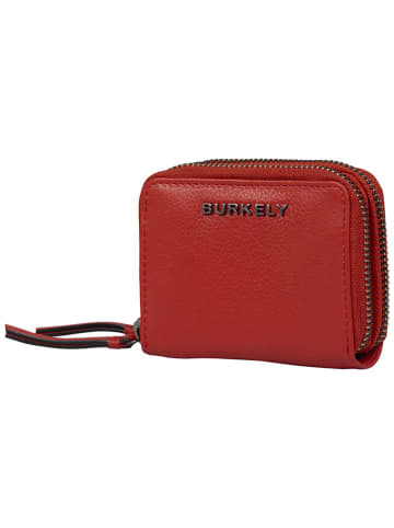Burkely Skórzany portfel "Rock Ruby" w kolorze czerwonym - 11 x 9 x 3,5 cm