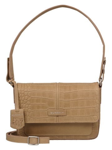 Burkely Leren schoudertas "Cool Colbie" beige - (B)22 x (H)16 x (D)7 cm