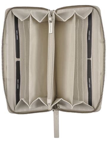 Burkely Leder-Geldbörse "Cool Colbie" in Creme - (B)19 x (H)10 x (T)2 cm
