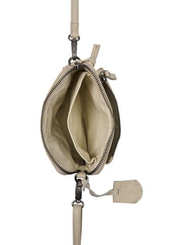 Burkely Leder-Umhängetasche "Lush Lucy" in Creme - (B)18 x (H)13 x (T)7 cm