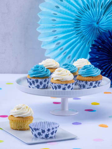 Dr. Oetker 2er-Set: Papier-Backförmchen ''Elefant'' in Blau - 2x 50 Stück