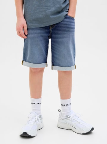 JACK & JONES Junior Szorty dżinsowe "Rick" w kolorze niebieskim