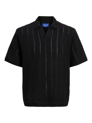 JACK & JONES Junior Koszulka polo "Paros" w kolorze czarnym