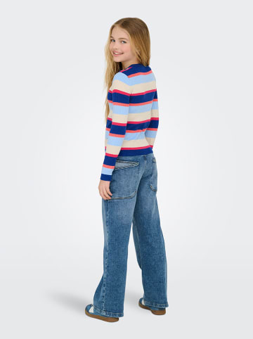 KIDS ONLY Sweter "Karol" w kolorze granatowo-błękitnym