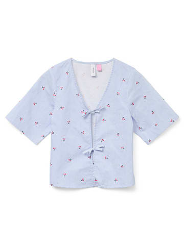 Vero Moda Girl Bluzka "Odea" w kolorze błękitnym