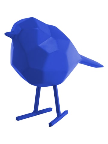 Present Time Dekoobjekt "Origami Bird" in Blau in Blau - (H)13 cm