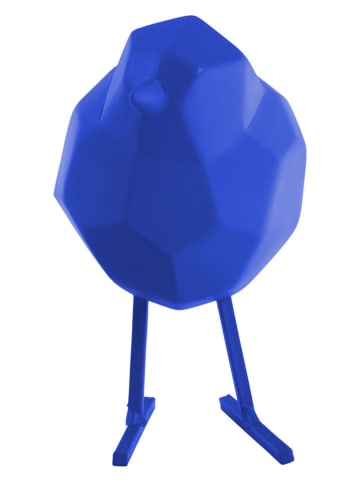 Present Time Dekoobjekt "Origami Bird" in Blau in Blau - (H)13 cm