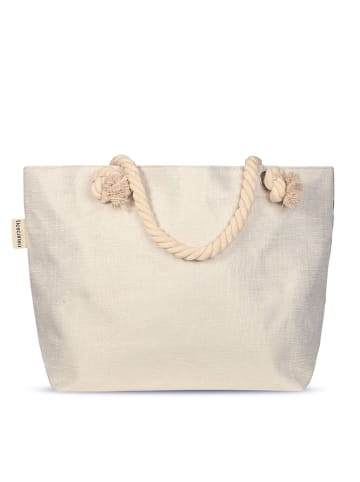 Hip Strandtasche "Onaz" in Grün/ Pink - (B)60 x (H)43 cm
