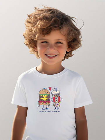 WOOOP Shirt "Fast love" in Weiß