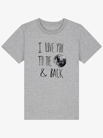 WOOOP Shirt "I love you to the moon" in Grau
